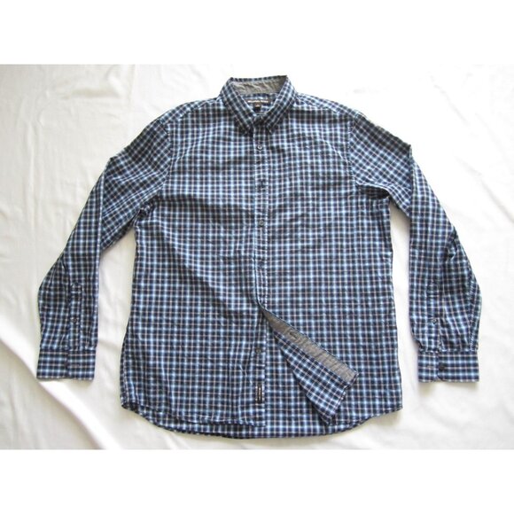 Men Michael Kors Classic Fit Button 100% Cotton Long Sleeve Shirt Sz XL (MT584) - Picture 1 of 9